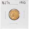 Image 1 : 1910 $2 1/2 Indian Head Quarter Eagle Gold Coin