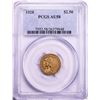 Image 1 : 1928 $2 1/2 Indian Head Quarter Eagle Gold Coin PCGS AU58