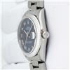 Image 5 : Rolex Ladies Stainless Steel Factory Blue Roman Datejust Wristwatch with Oyster Band