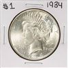 Image 1 : 1934 $1 Peace Silver Dollar Coin