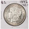 Image 1 : 1892-CC $1 Morgan Silver Dollar Coin