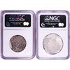 Image 4 : Sao Jose Shipwreck 4 & 8 Reales Silver Coins NGC Graded Shipwreck Effect w/Box & COA