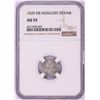 Image 1 : 1529 KB Hungary Denar 'Madonna and Child' Coin NGC AU55