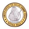Image 1 : .999 Fine Silver Buffalo Bills Primm, Nevada $10 Casino Limited Edition Gaming Token