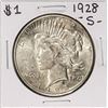 Image 1 : 1928-S $1 Peace Silver Dollar Coin