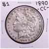Image 1 : 1890-CC $1 Morgan Silver Dollar Coin