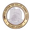 Image 1 : .999 Silver Silver Legacy Reno, Nevada $10 Casino Limited Edition Gaming Token
