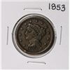 Image 1 : 1853 Braided Hair Large Cent Coin