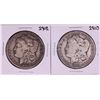 Image 1 : Lot of (2) 1902-1903 $1 Morgan Silver Dollar Coins