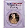 Image 1 : 2015-W $50 Proof American Gold Eagle Coin PCGS PR70DCAM Moy Signature FDOI Washington