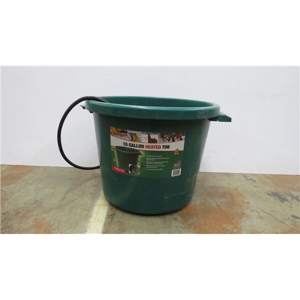 *16 Gallon Heated water bin