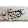Image 1 : (2) Leather Bridles, one with split reins