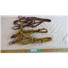 Image 1 : (4) Leather Halters, smaller sized