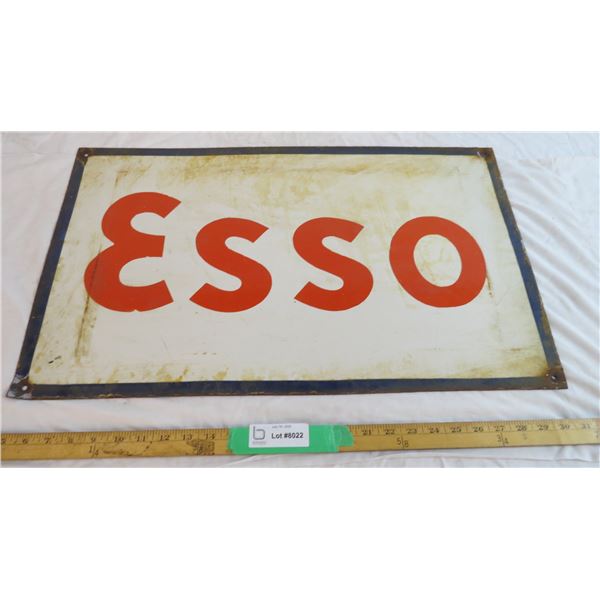 Esso - Fantasy porcelain sign (26" long)