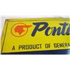 Image 2 : Pontiac Sales & Service - Fantasy porcelain sign (24" long)