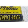 Image 3 : Pontiac Sales & Service - Fantasy porcelain sign (24" long)