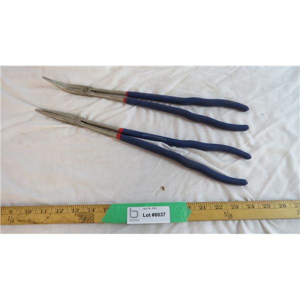(2) Matrix-Canada Extended arm Needle nose pliers