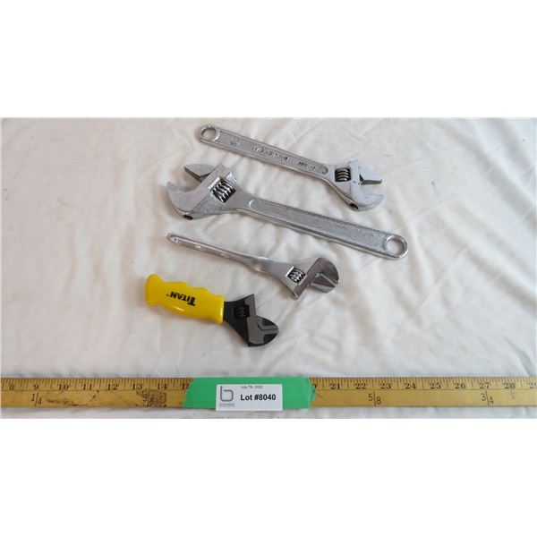 (4) assorted Wrenches