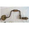 Image 2 : Assorted Vintage tools including Hand Drill Wrenches and hammer