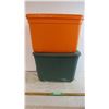 Image 1 : *(2) Plastic storage totes