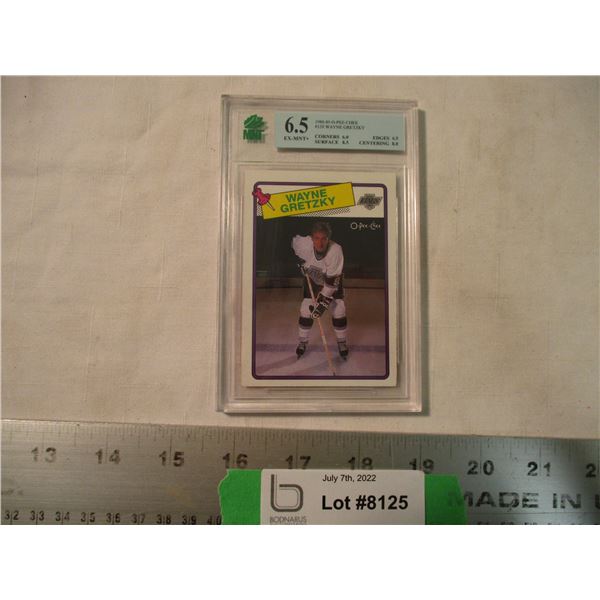 Wayne Gretzky 1988-89 OPC Graded 6.5