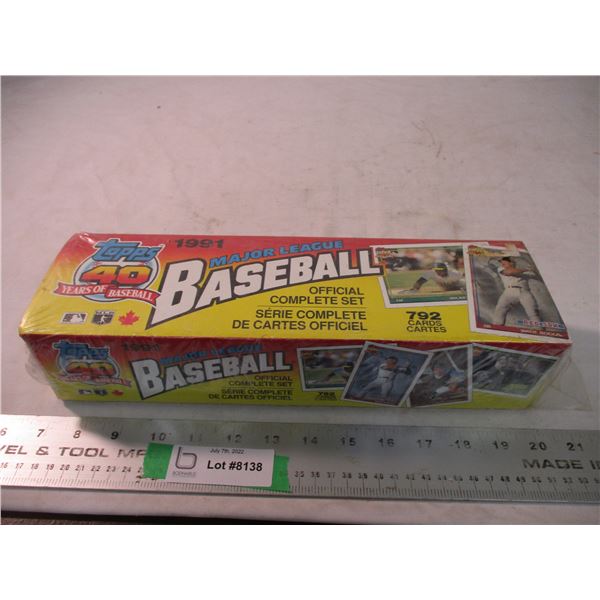 1991 Topps baseball sealed