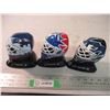 Image 2 : (3) NHL Goalie helmets - Maple Leafs, Rangers, Avalanche