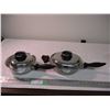 Image 1 : (2) Ultra tech # stainless steel saucepans