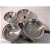 Image 3 : (2) Ultra tech # stainless steel saucepans