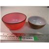 Image 1 : (2) Fire King bowls