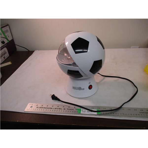 Soccer ball popcorn maker (working)