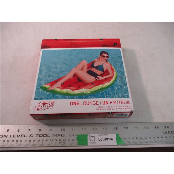 Watermelon inflatable floating lounge