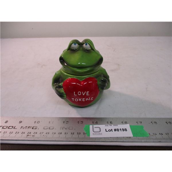 Vintage frog jar