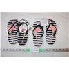 Image 1 : 2 Pair of Flamingo Ladies Sandals S/M,L/XL