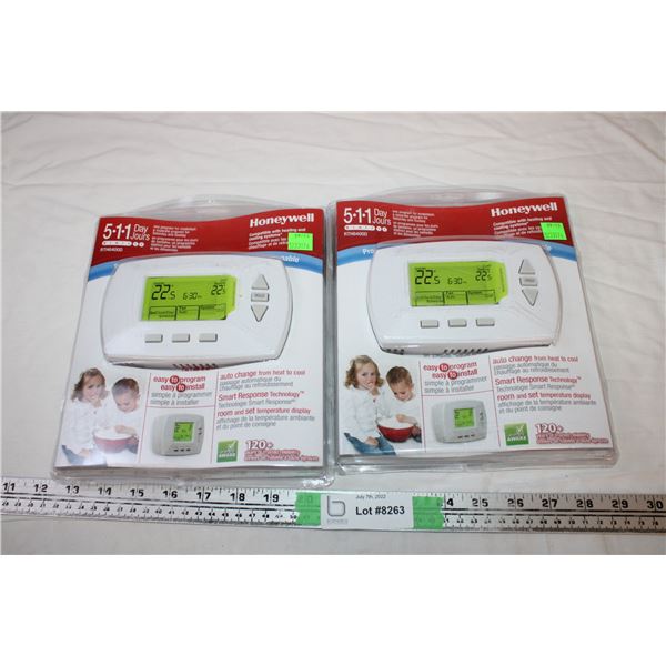 2 Honeywell programmable thermostat