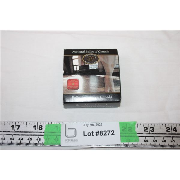 2001 National Ballet of Canada Silver Coin