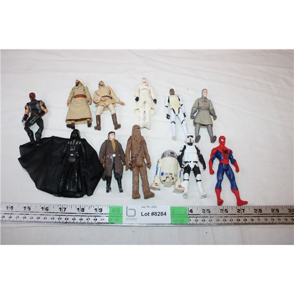 Variety of Action Figures,Starwars,Marvel,Indiana Jones