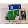 Image 1 : box of stationary over 20 writing pads pens etc..