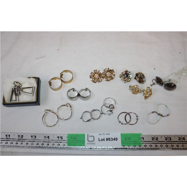 Various Earrings (12 pairs)