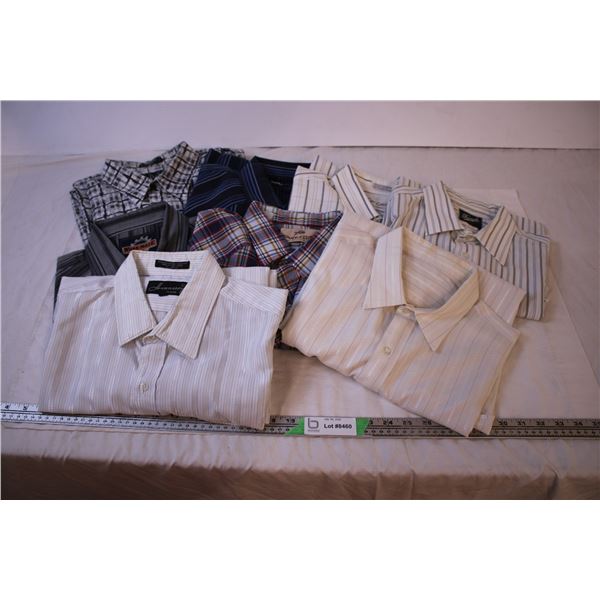 (8) Assorted men’s button downs