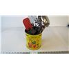 Image 1 : Coffee tin full of kitchen utensils some older