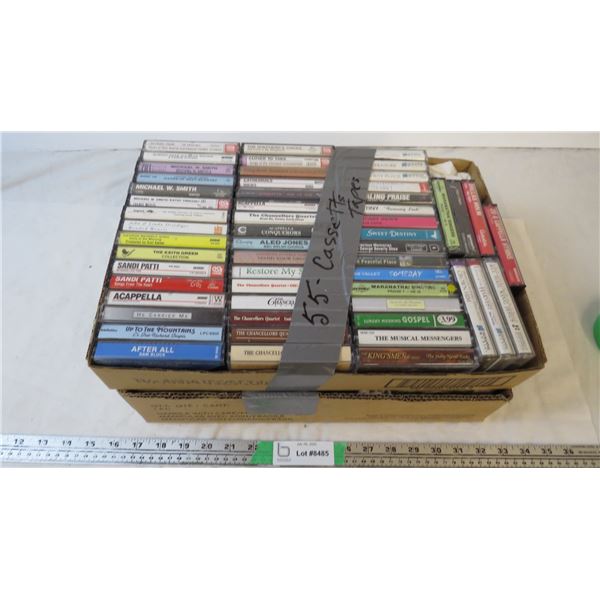 109 cassette tapes by various artists