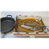 Image 1 : 40 ft. Extension cord, 2 power bars and large skillet