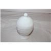 Image 2 : Milk Glass Jar with Lid