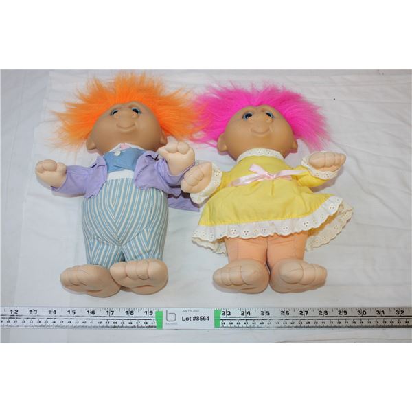 1992 Large Troll Dolls (2)