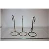 Image 1 : 16” Metal Decorative Stands