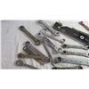 Image 3 : Box of various wrenches and mower blade