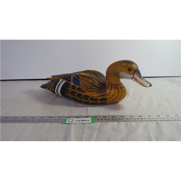 Painted Wood Duck-some chips