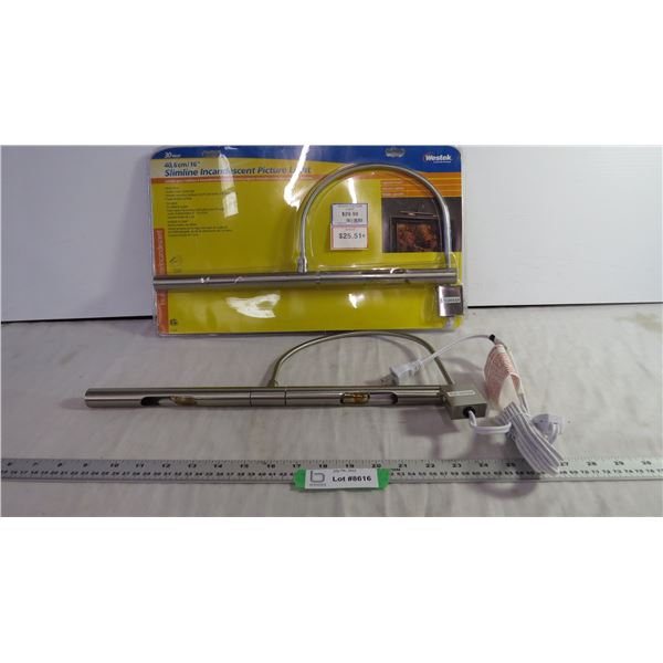 (2) Slimline Incandescent Picture Light-one in pkg