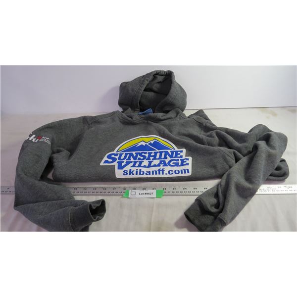 Sunshine Village Bunnyhug-Adult S-pocket stitching coming out